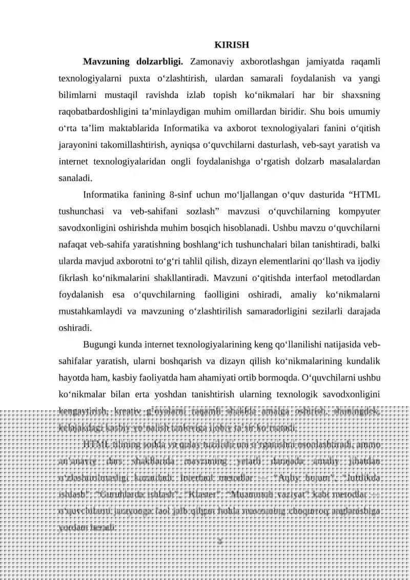 HTML tuhsunchasi va veb-sahifani sozlash 3