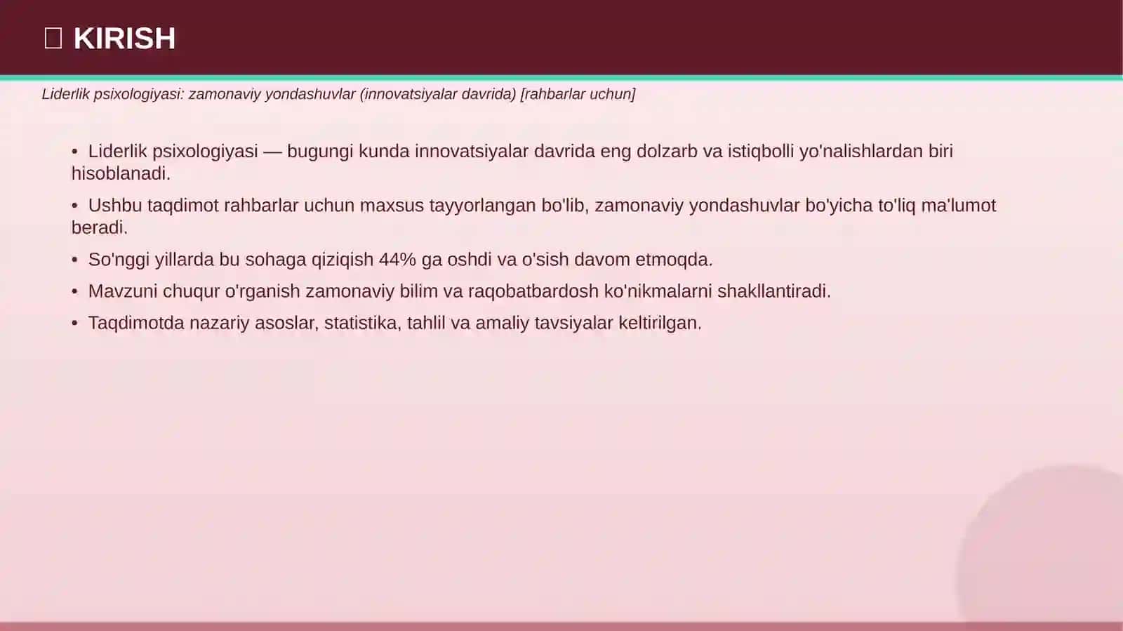 LIDERLIK PSIXOLOGIYASI 3