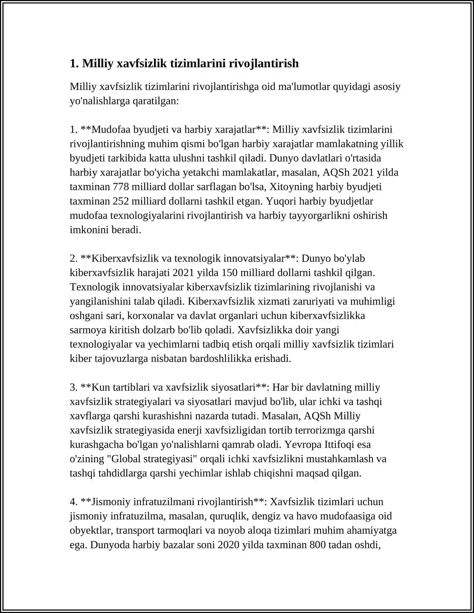 MILLIY HAFSIZLIKNI TAYORLASH BORASIDA AMALGA OSHIRILAYOTGAN ISHLAR 3