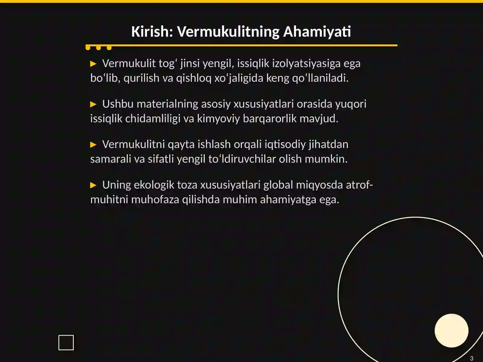 Vermukulit Togʻ Jinsi Asosida Yengil Toʻldiruvchilar Ishlab Chiqarish Texnologiyasi 3