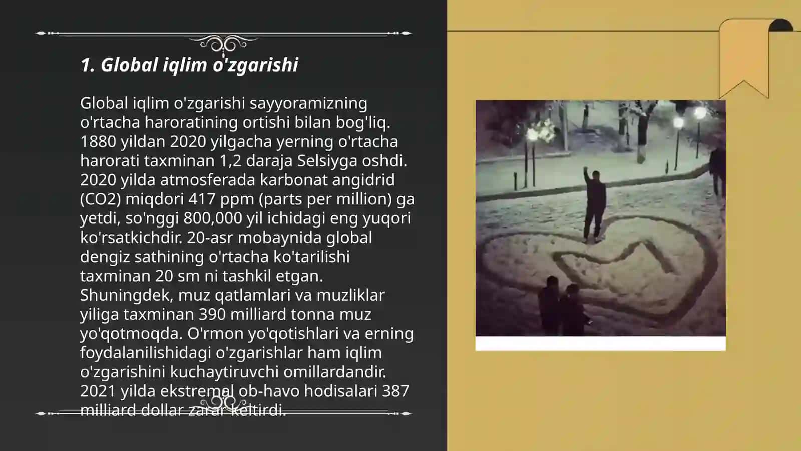 Inson ta'sirida tabiiy muhitning o'zgarishi 3