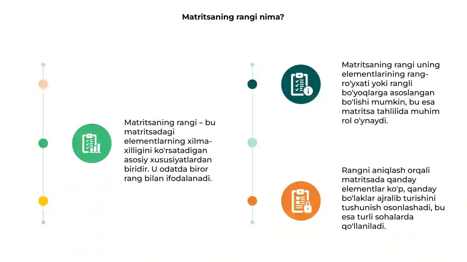 Matritsaning rangi 3