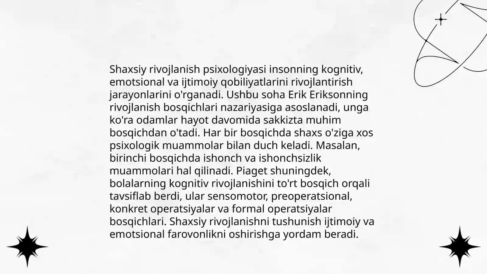Shaxsiy rivojlanish psixologiyasi 3