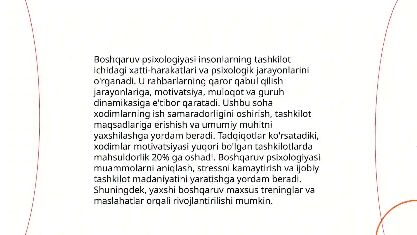 Boshqaruv psixologiyasi va uning ahamiyati 3