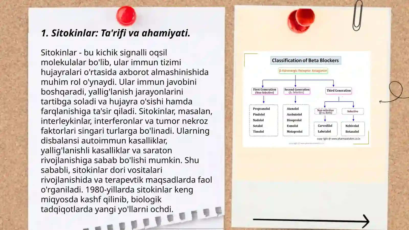 Sitokinlar klassifikatsiyasi. Immunokompetent hujayralari hamkorligi 3