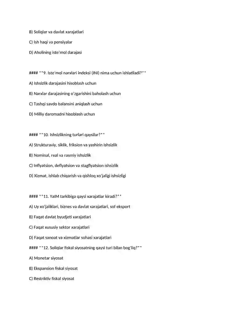 Makroiqtisodiy ko‘rsatkichlar tizimi 3