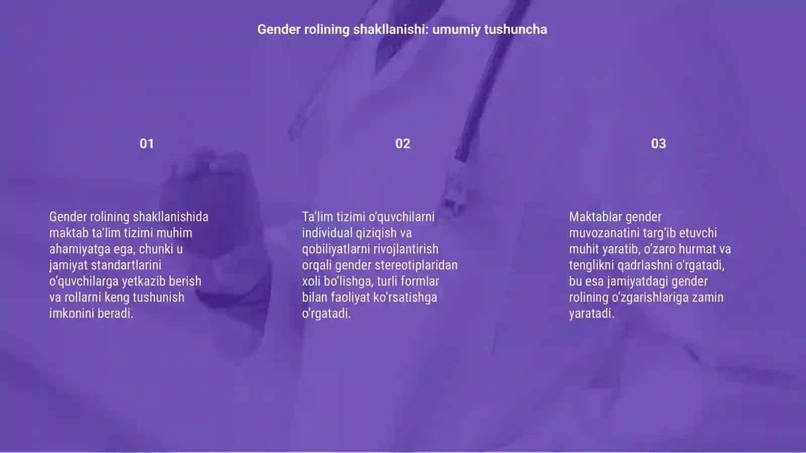 Gender rolining shakllanishida maktab va ta’lim tizimidagi o’rni 3