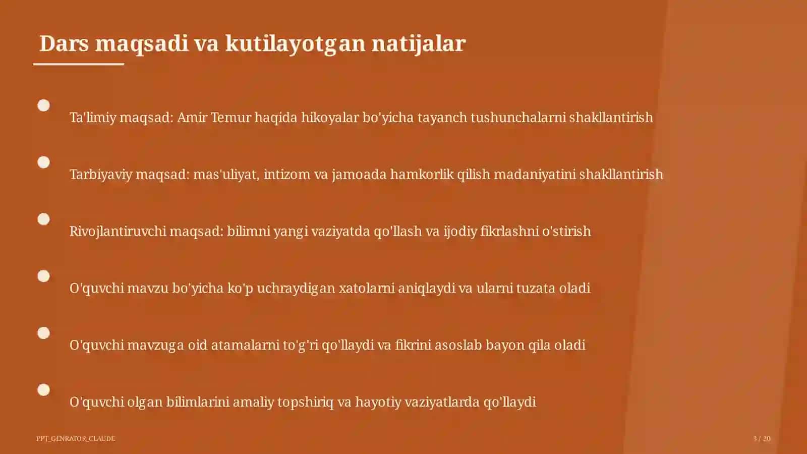 Amir Temur haqida hikoyalar (5-sinf) 3