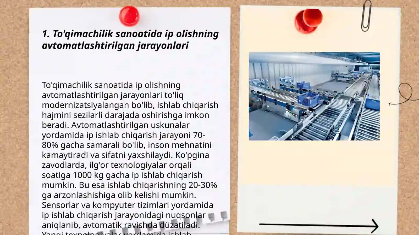 To‘qimachilik sanoati korxonalari asosiy texnologik jarayonlari va mashinalarining avtomatlashtirilgan tizimi 3