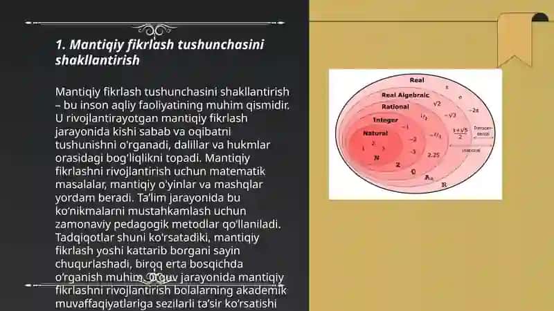 Boshlang'ich sinf matematika darslarida mantiqiy fikirlashni rivojlantirish fanining didaktik tamoyillari 3