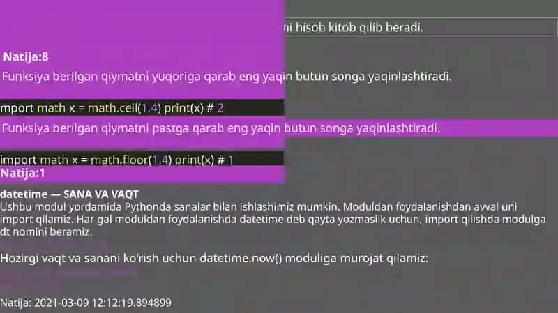 PYTHONtili dasturlash asoslari 3