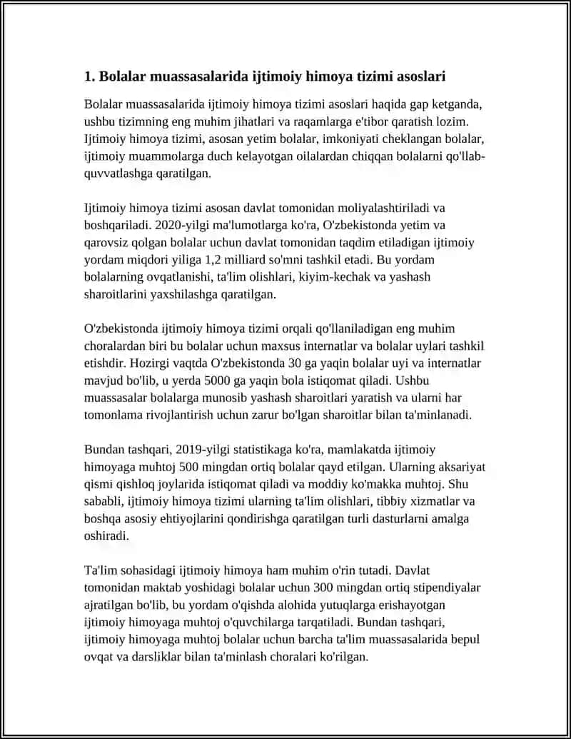 BOLALAR MUASSASALARIDA IJTIMOIY HIMOYA TIZIMI 3
