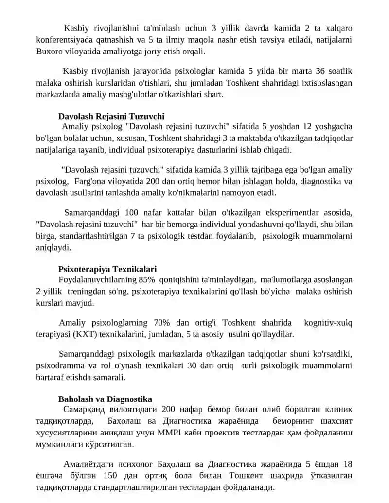 Amaliyotchi psixologning vazifasi 3
