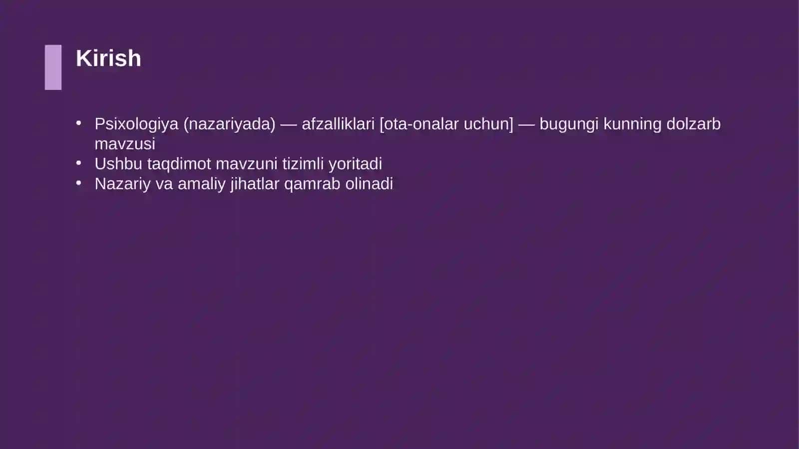 Psixologiya (nazariyada) — afzalliklari [ota-onalar uchun] 3