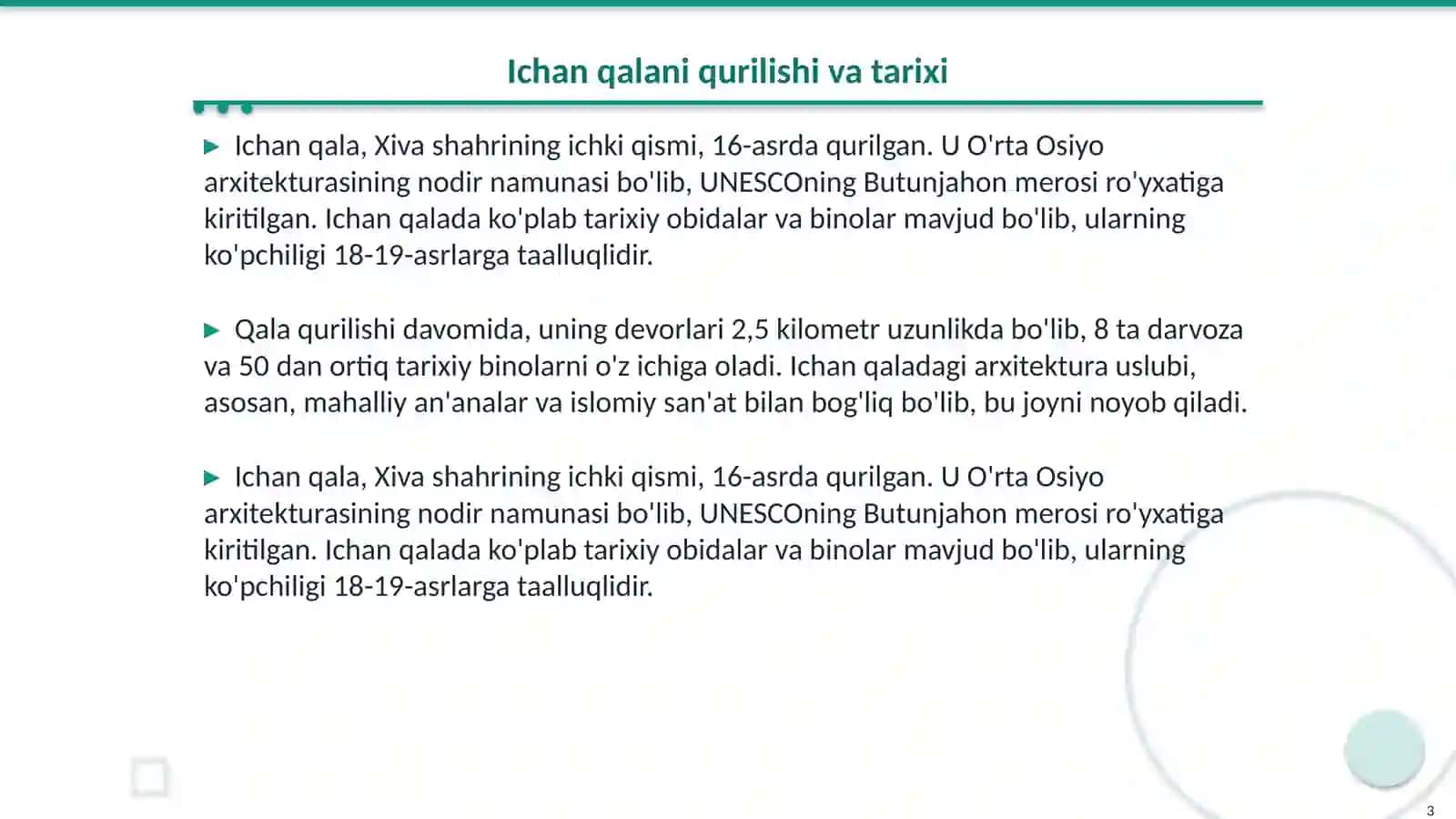Ichan qala 3
