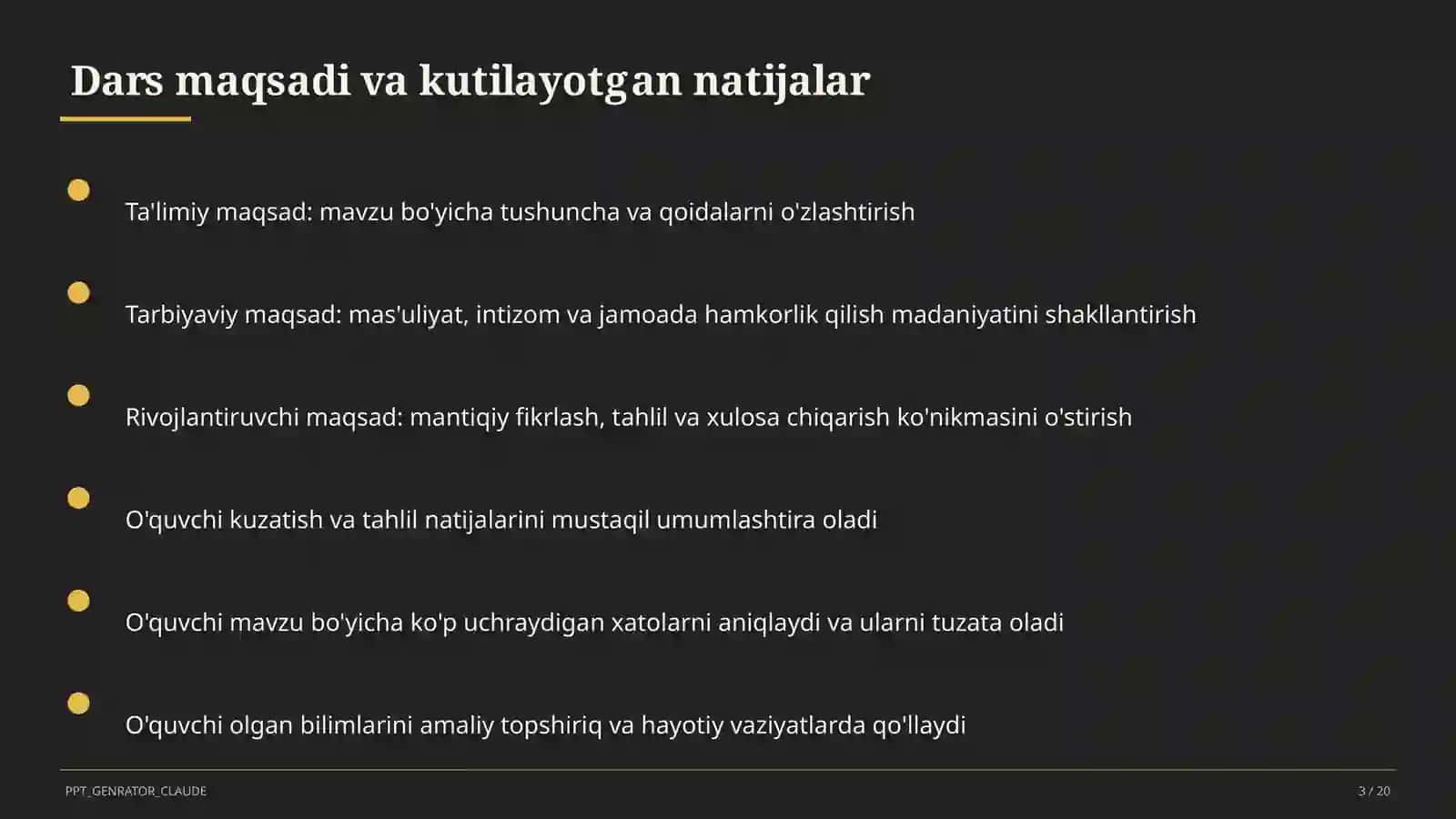Geografiya 11-sinfgacha: o'lkashunoslik loyihalari va xarita bilan ishlash 3