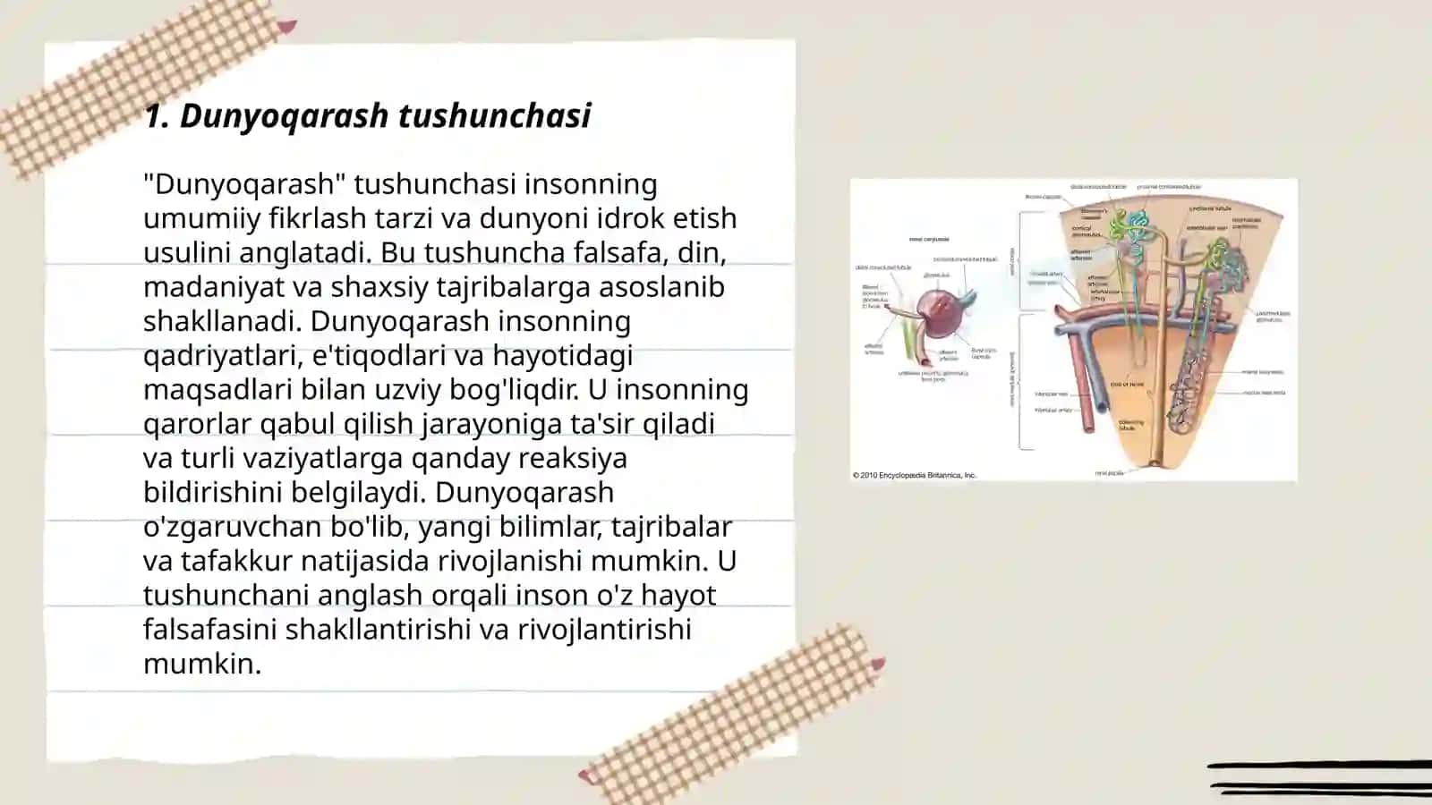 Dunyoqarashning mohiyati, tuzilishi va asosiy funksiyalari 3