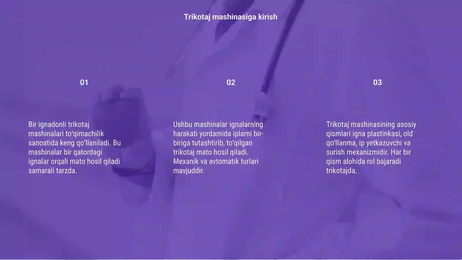 Ignadonli trikotaj mashinalari 3