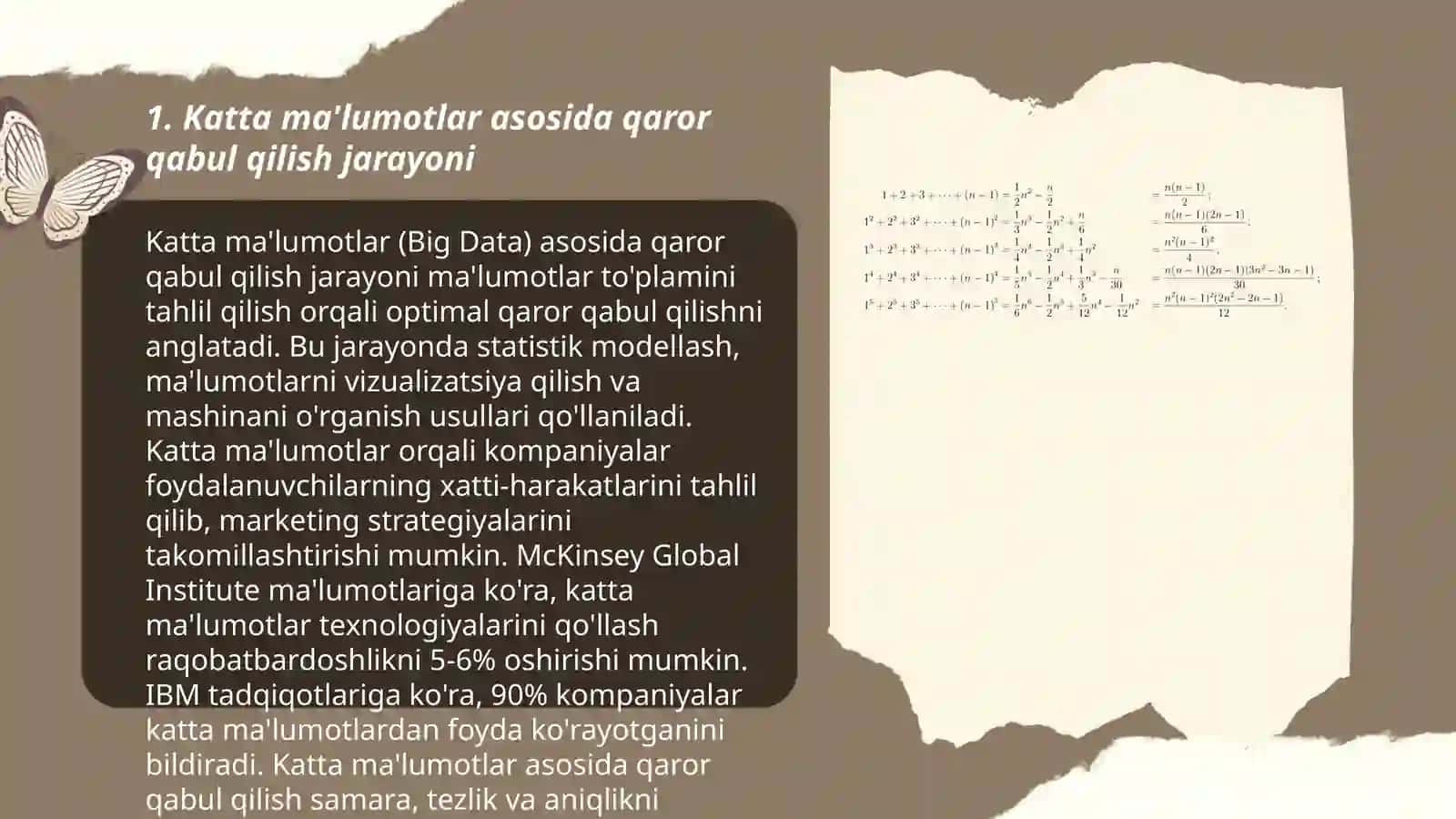 Katta ma'lumotlar asosida qaror qabul qilish jarayoni 3