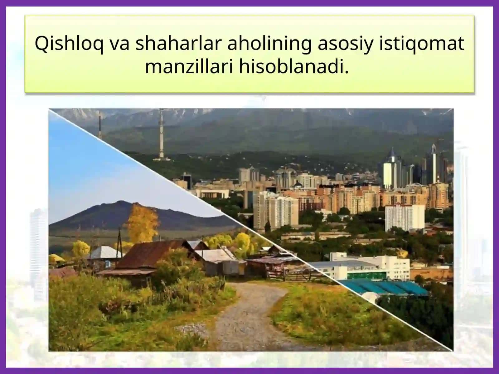 Jahon mamlakatlarining urbanizatsiyasi 3