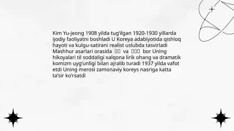 Kim Yu-jeongning hayoti va ijodiy sayohati 3