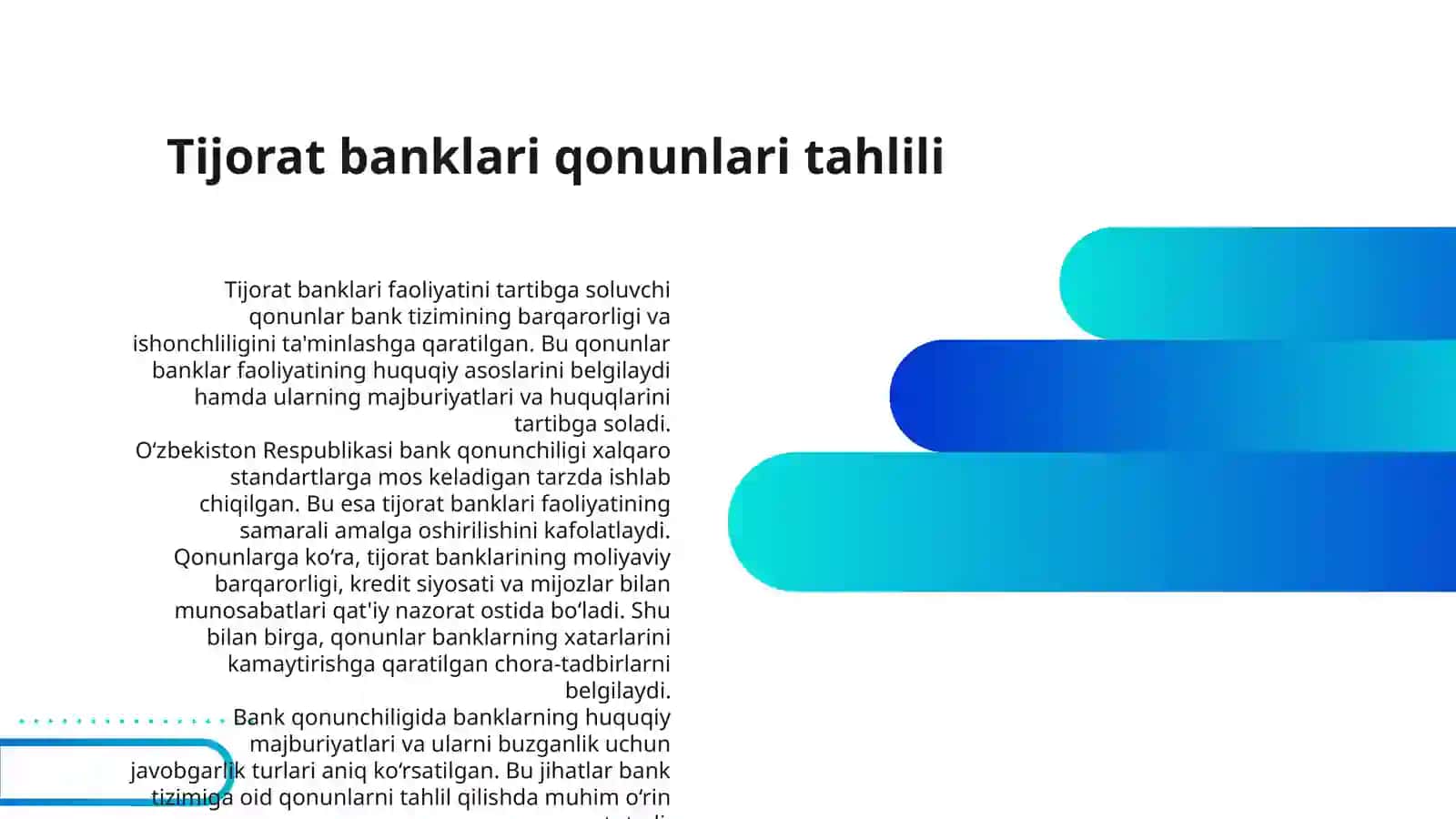 TIJORAT BANKLARI FAOLIYATINI TASHKIL ETISHNING HUQUQIY ASOSLARI 3