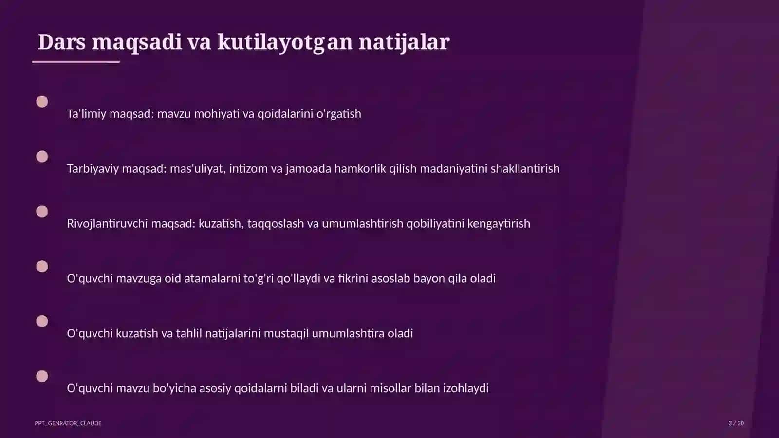 Saf mashqlari va tartib qoidalari (1-sinf) 3