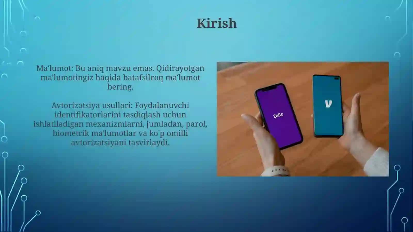 Autentifikatsiyausullari 3