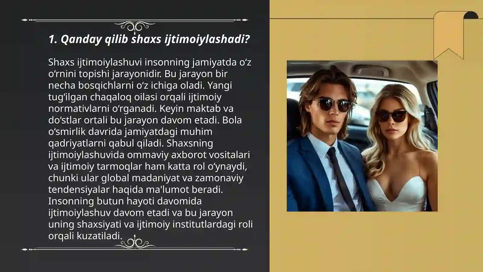 Shaxsning ijtimoiylashuvi jarayoni 3