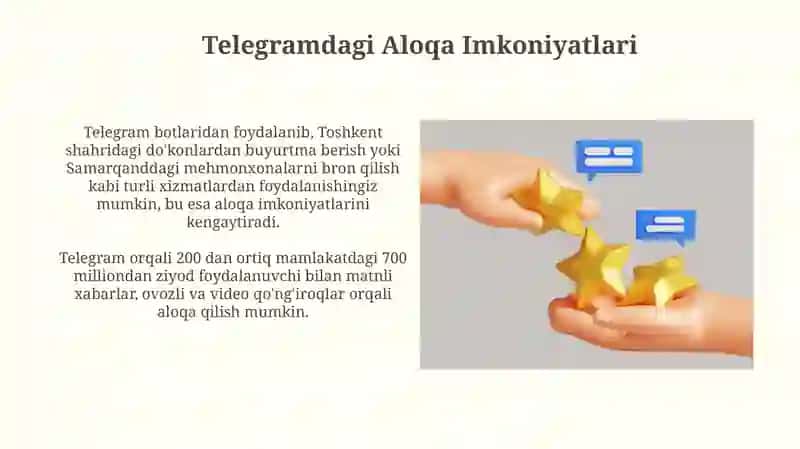 Telegramning imkoniyatlari 3