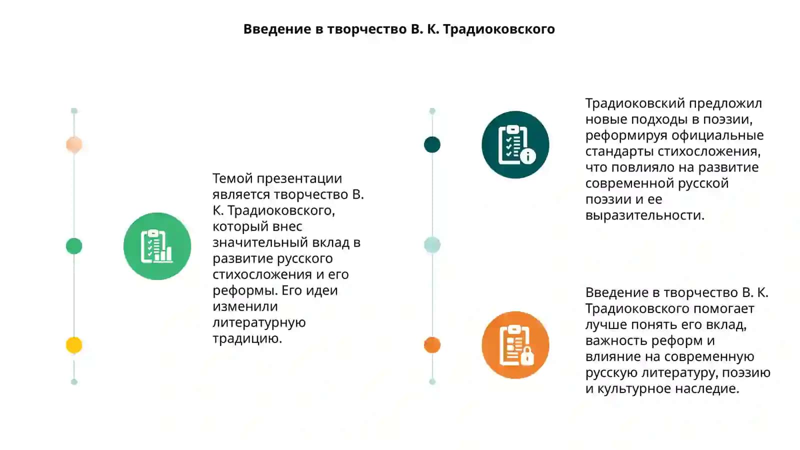 Творчество В К Традиоковского и реформа русского стихосложения 3