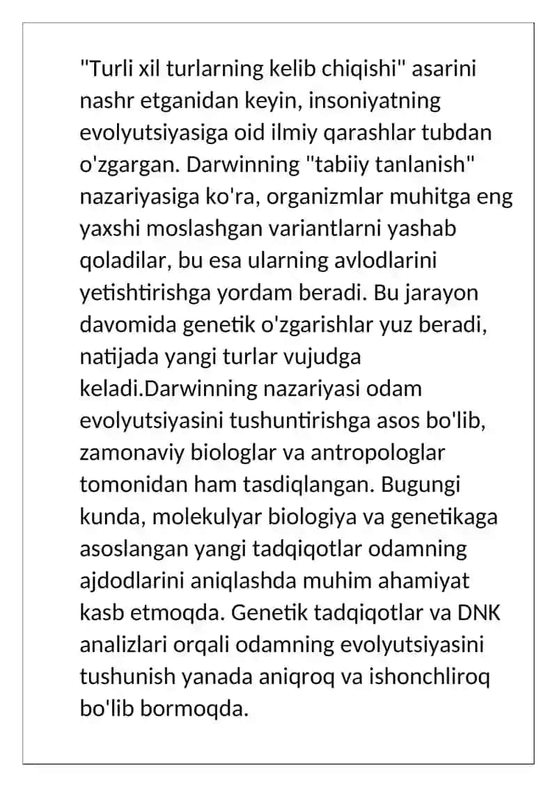 Odan evolutsiyasi 3