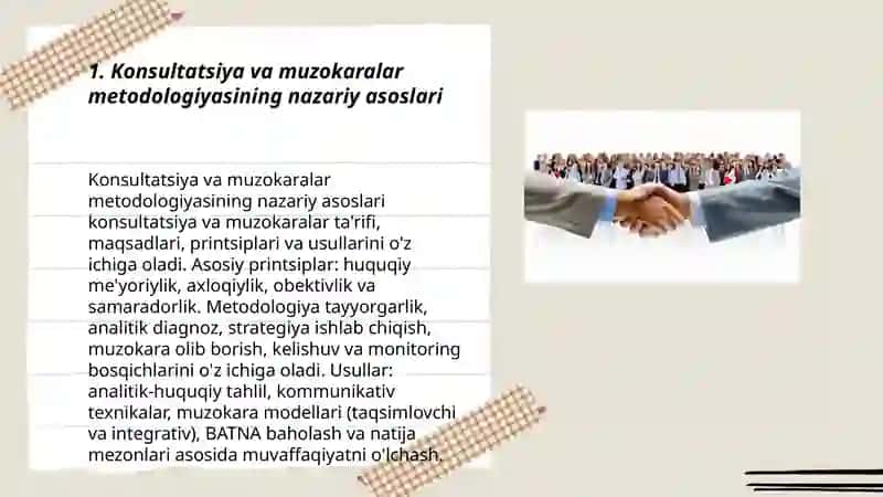 Huquqiy konsultatsiya va muzokaralarni muvaffaqiyatli olib borish metodikasi 3
