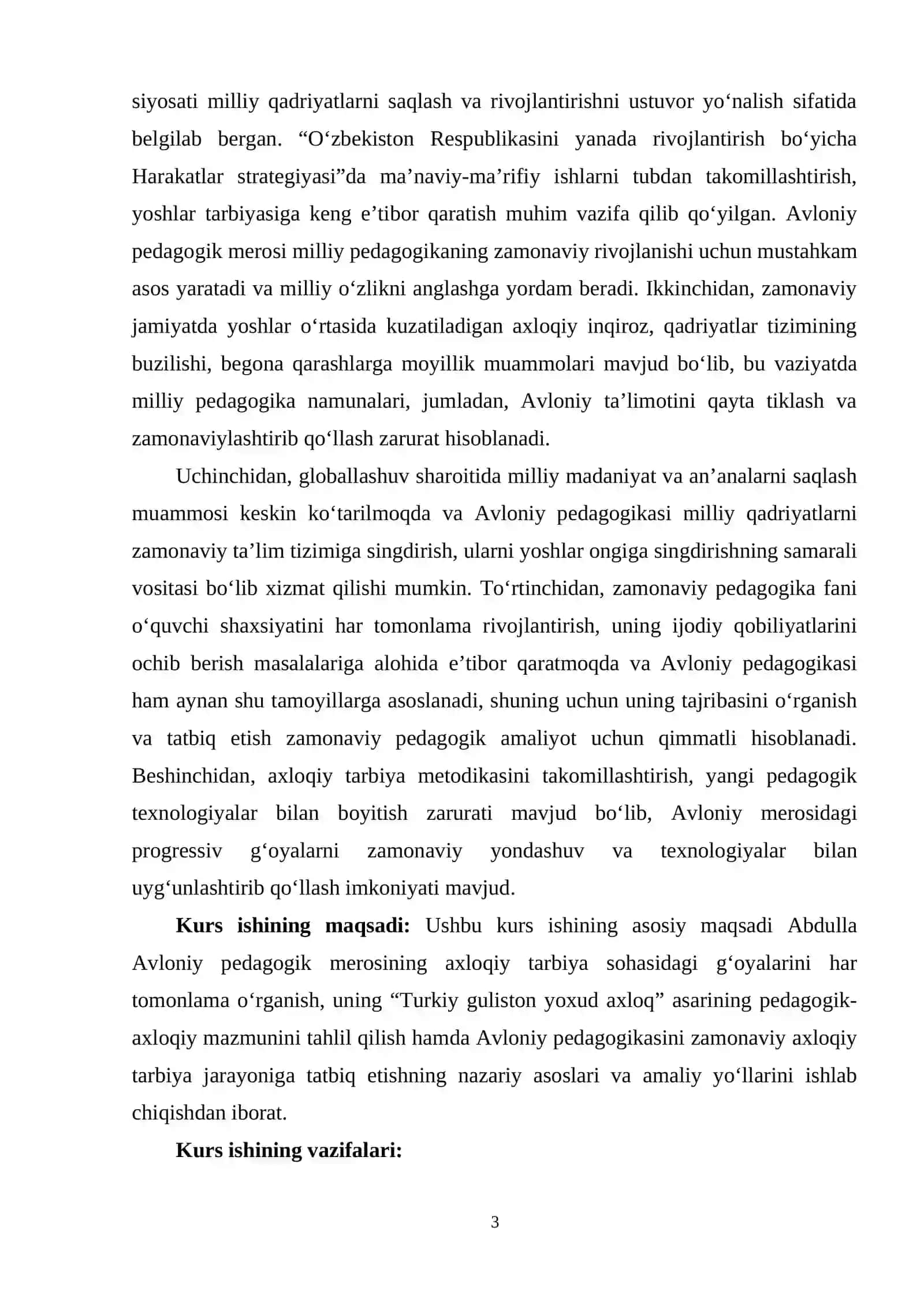 BOB. AXLOQIY TARBIYANING NAZARIY-METODOLOGIK ASOSLARI VA ABDULLA AVLONIY MEROSINING O'RNI 3