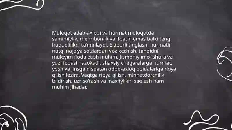 Muloqot madaniyaniyati va ijtimoiy me’yorlarga rioya qilish 3