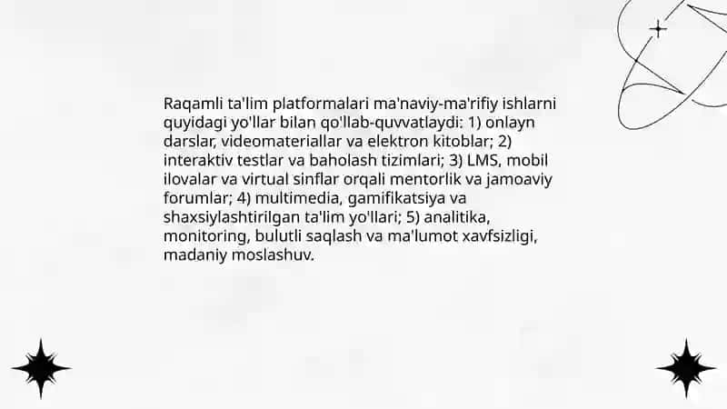 Ma'naviy -ma'rifiy ishlarni tashkil etishning zamonaviy texnologiyalari 3