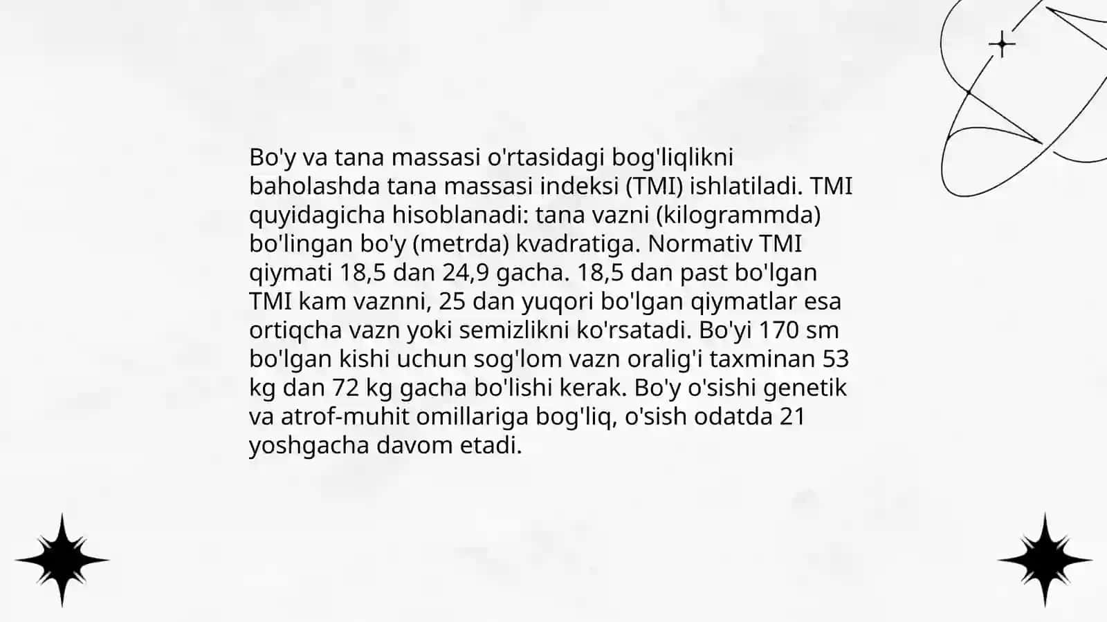 Shaxsning antropometrik xususiyatlari 3