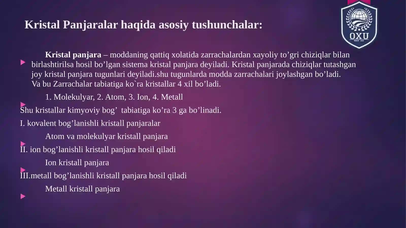 Kristal Panjaralari 3