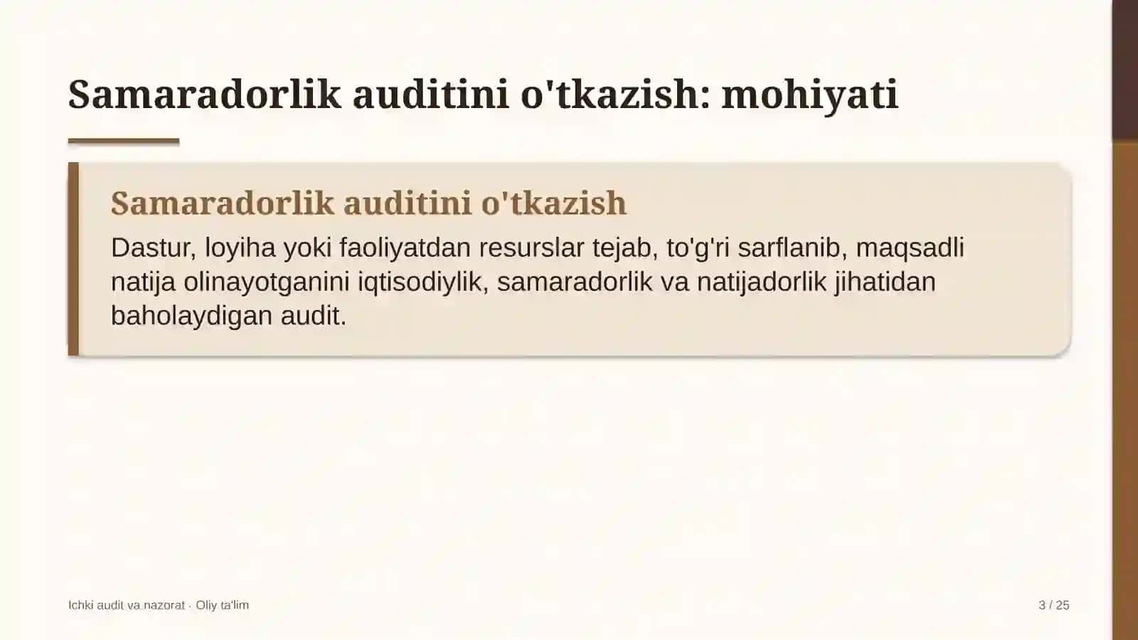 aeroportlarda samaradorlik auditini o'tkazish 6570 3