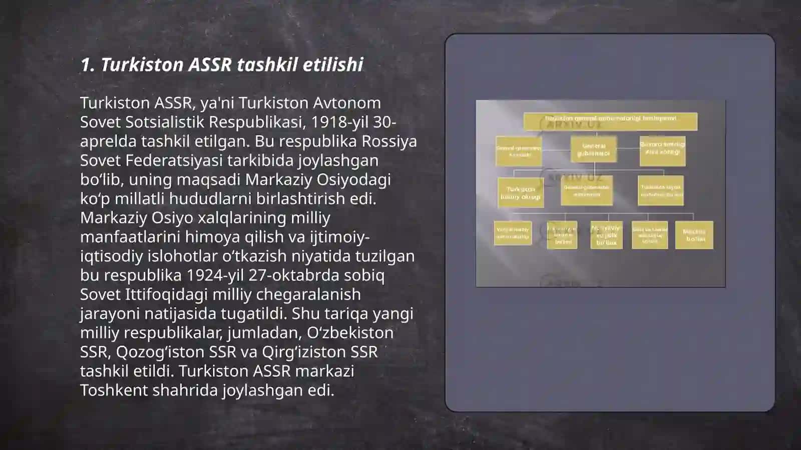 Turkiston avtonom sovet sotsialistik respublikasi faoliyati 3