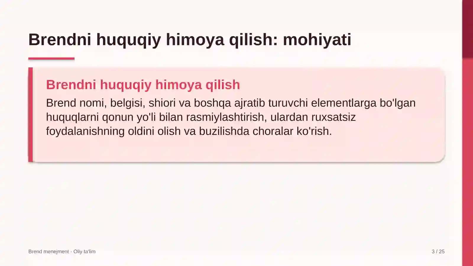 Dizayn studiyalarida brendni huquqiy himoya qilish 3