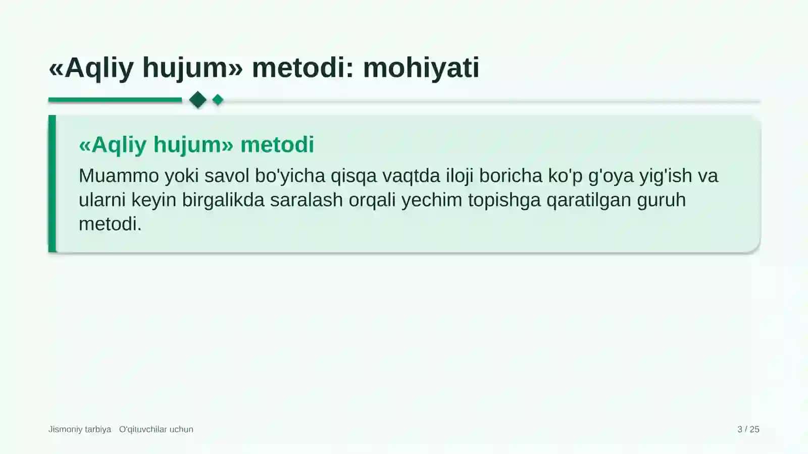 jismoniy tarbiya darslarida aqliy hujum metodidan foydalanish 4748 3