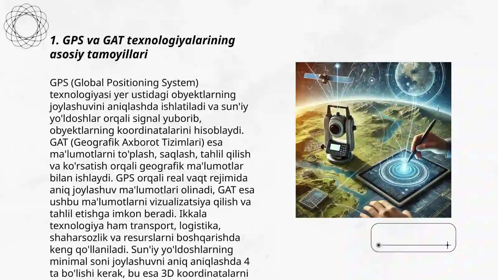 GPS va GAT texnologiyalarining integratsiyasi 3