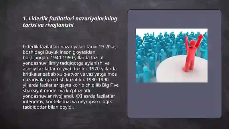 Liderlik fazilatlari nazariyalari 3