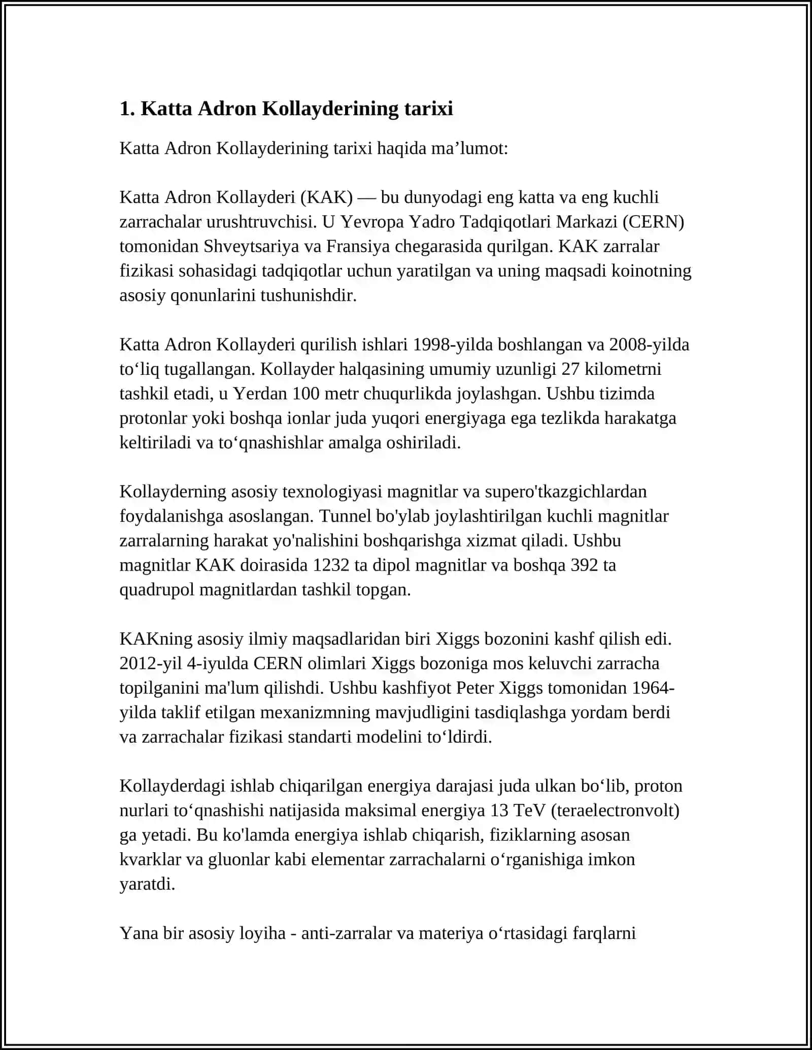 Katta Adron Kollayderi va uning ishlash prinsipi 3