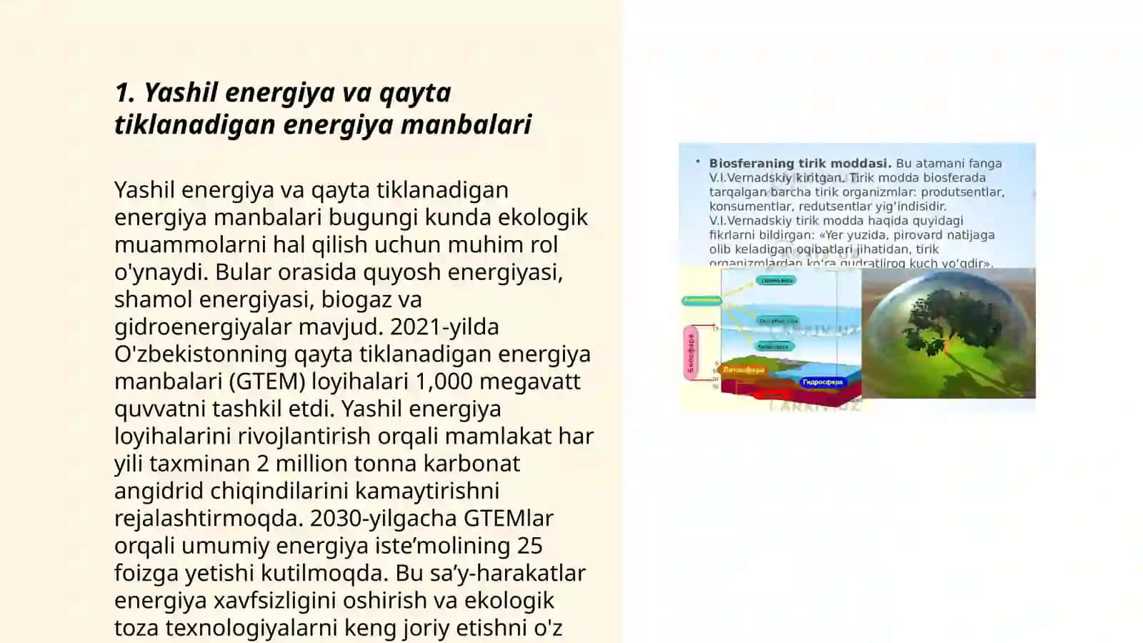 Energiyani tejash va energiya samaradorligini oshirish jahonning turli mamlakatlarining asosiy energiya strategiyasi sifatida 3