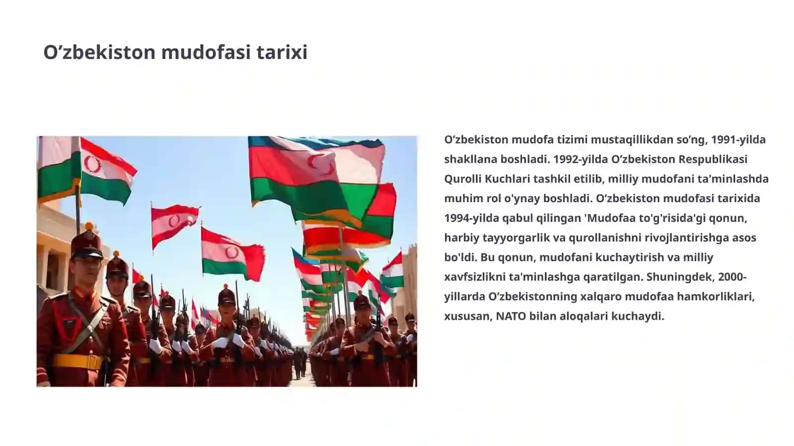 O’zbekiston mudofa tizmi 3
