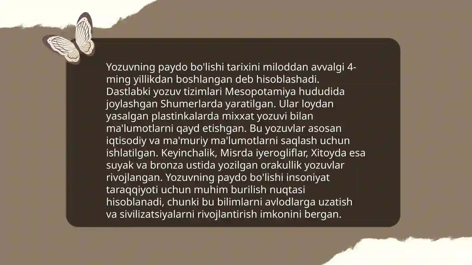 Yozuv tarixi 3