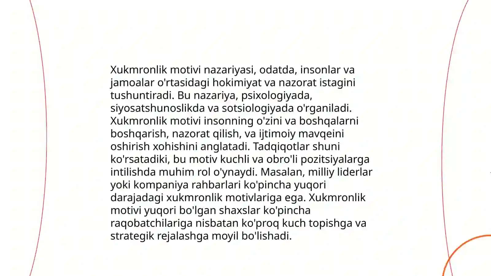 Xukmronlik motivini tadqiq etishga nazariy yondashuv 3