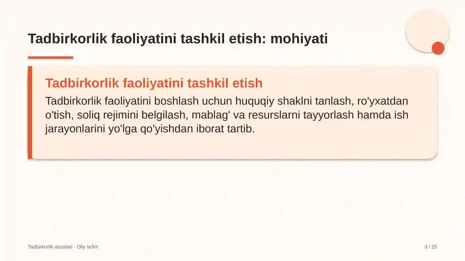 Diagnostika markazlarida tadbirkorlik faoliyatini tashkil etish 3